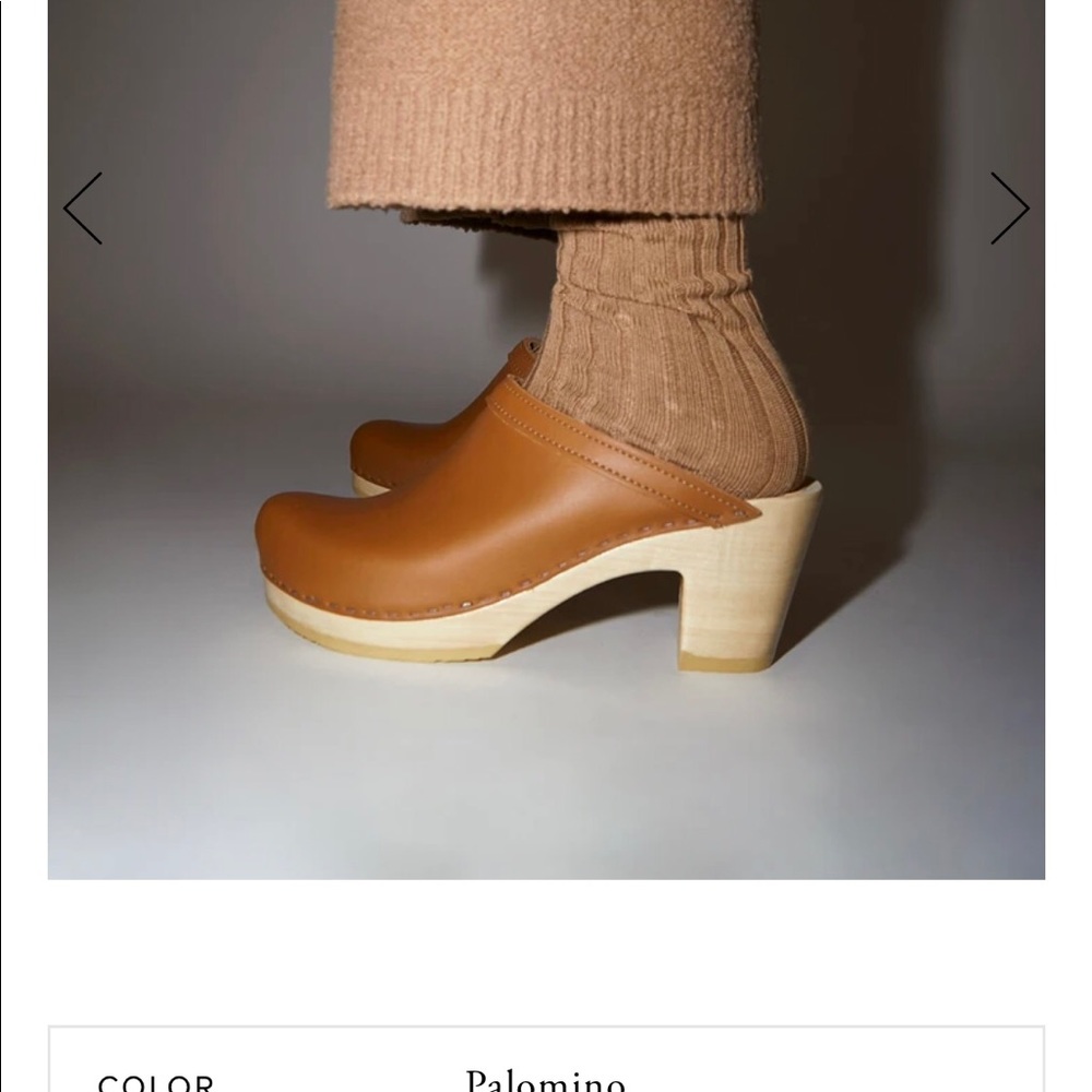 No. 6 clogs, size 38eu / 7 - 7.5 u.s., palomino